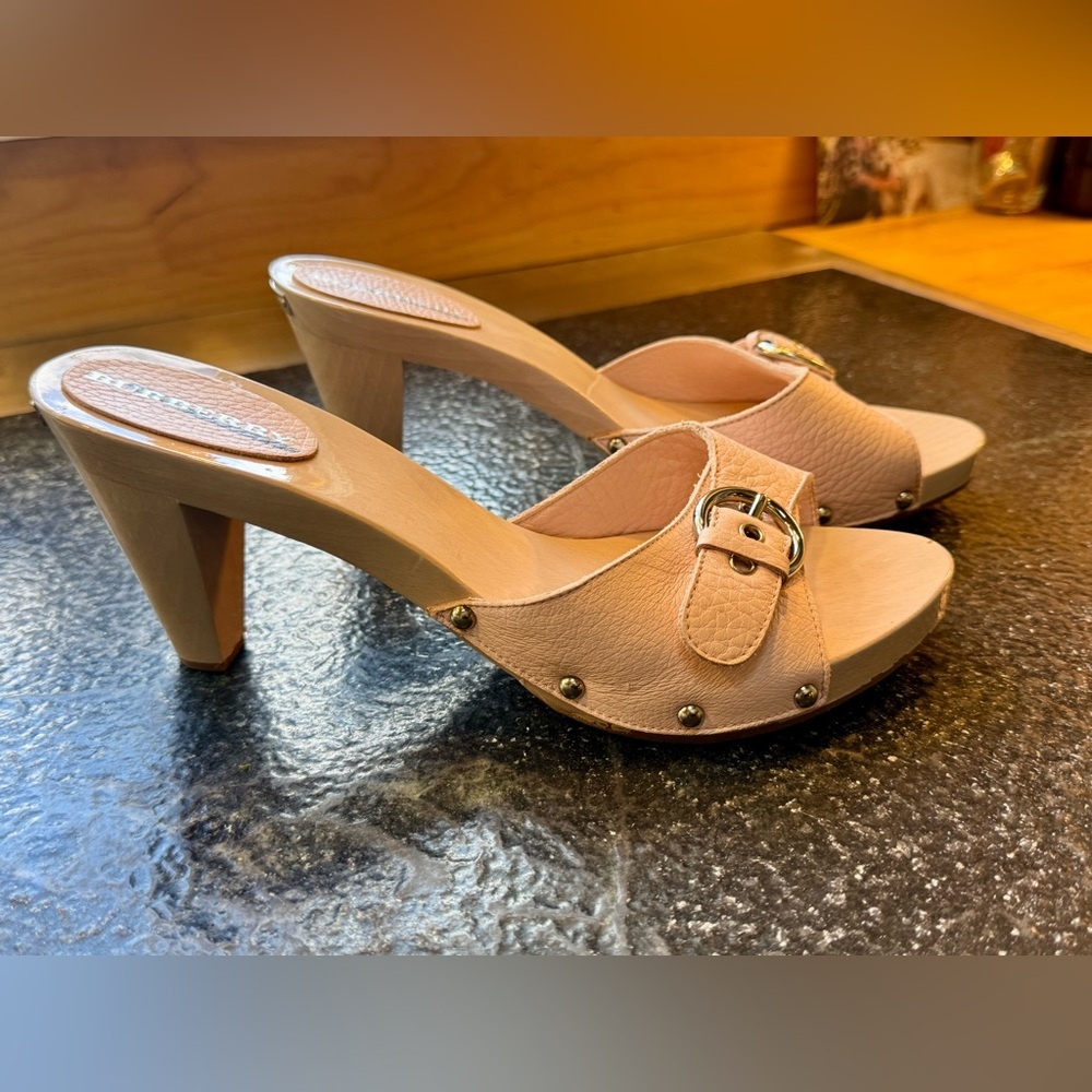 Burberry Pink Slide Sandals 38 - Picture 8 of 11